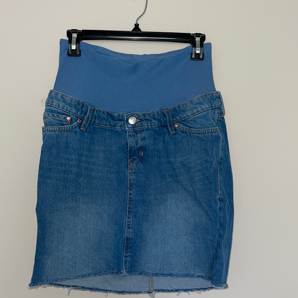 H&M Denim Skirt Maternity Size 6